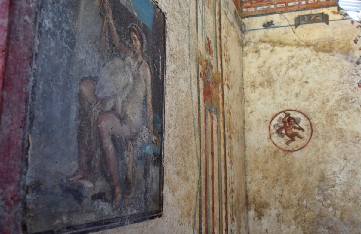 Fresco de Leda y Zeus, Pompeya