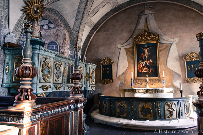 Altar de la capilla del castillo de Kalmar