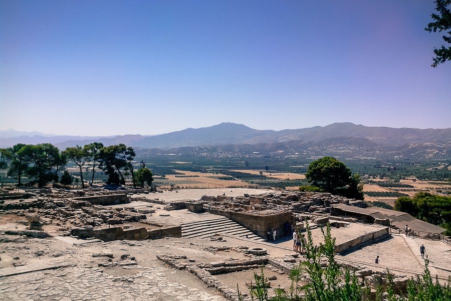 Palais de Phaistos en Crète