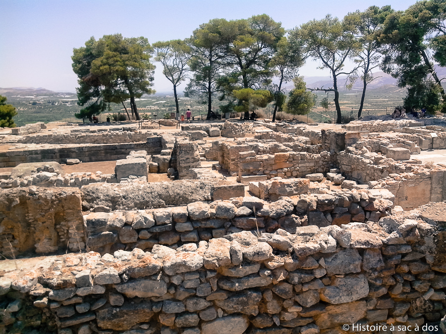 Vestiges du palais de Phaistos