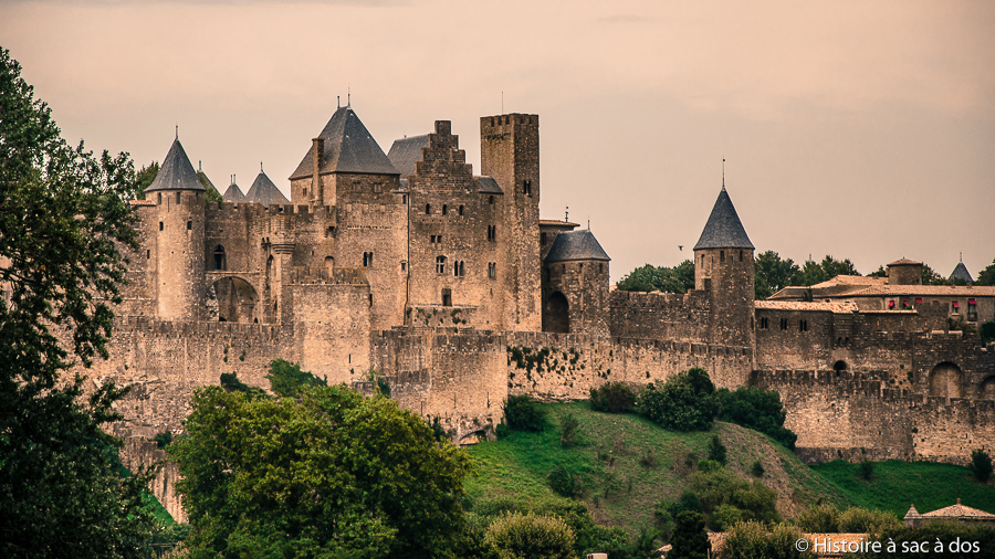 Fortifications restaurées de Carcassonne