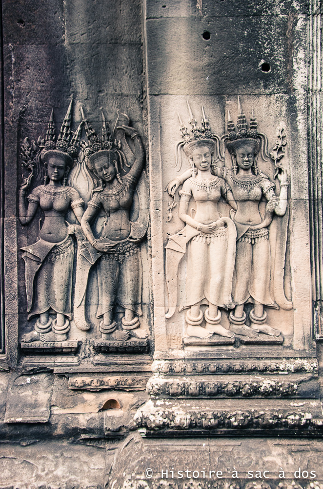 Asparas du temple d'Angkor Vat