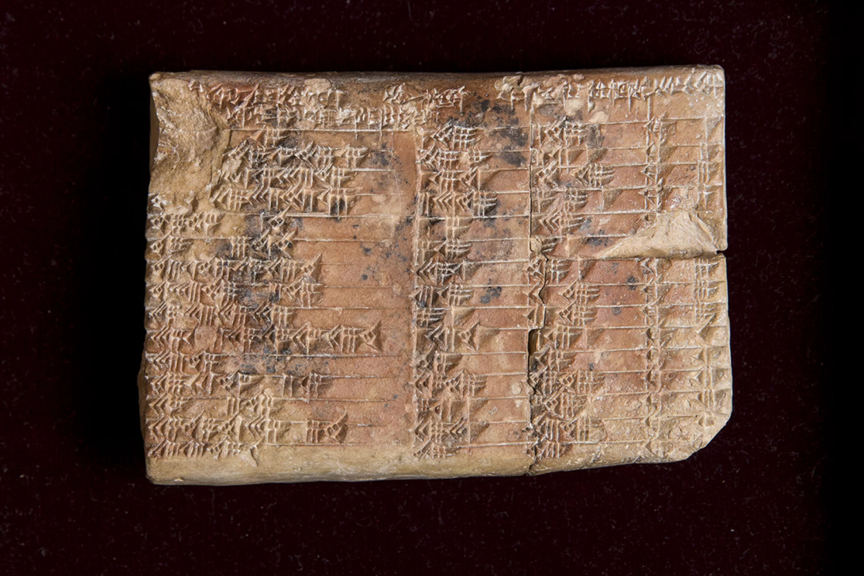 Tablette babylonienne de trigonométrie