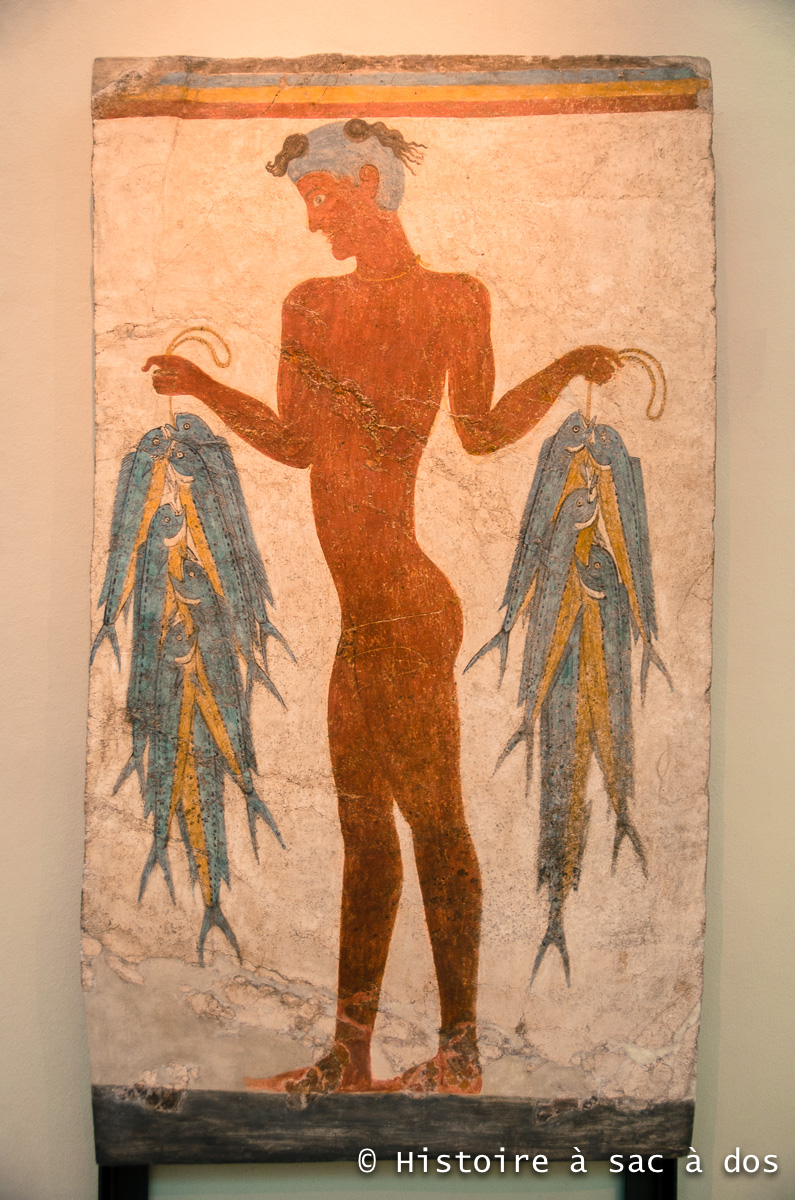Jeune pêcheur - Musée préhistorique de Théra