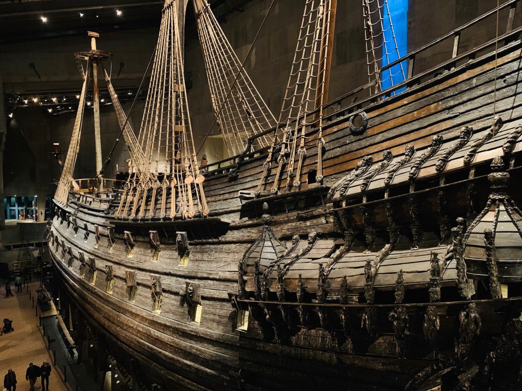 Epave du Vasa exposée au musée Vasa de Stockholm, Suède