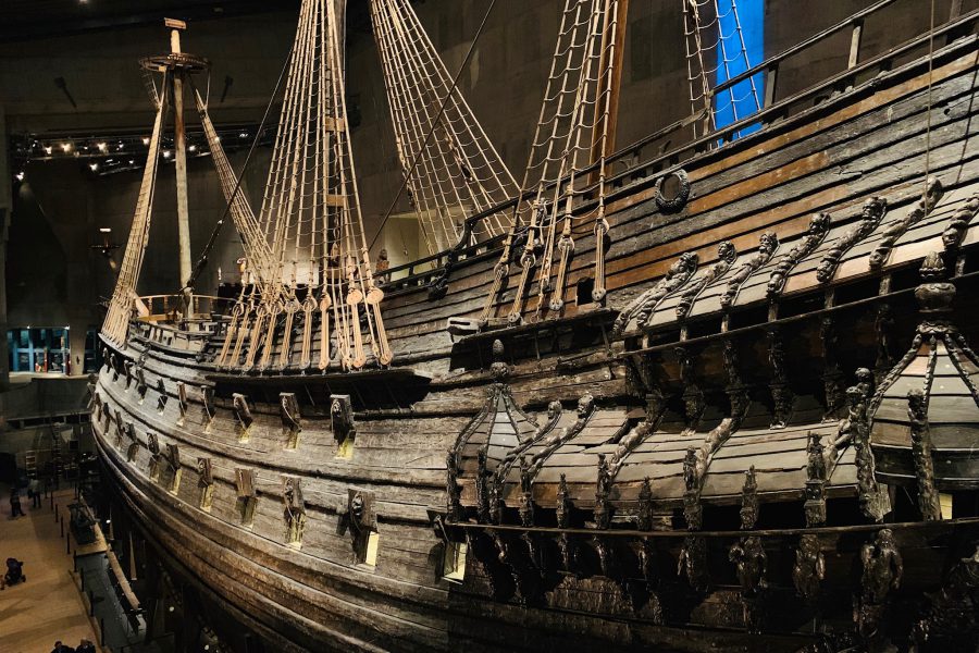 Epave du Vasa exposée au musée Vasa de Stockholm, Suède