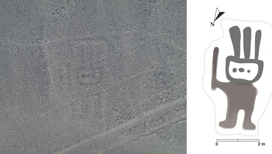 Geoglifo recién descubierto en Nazca - Imagen: © IBM